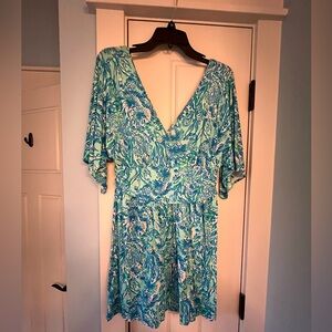 Lilly Pulitzer Parigi Romper size medium